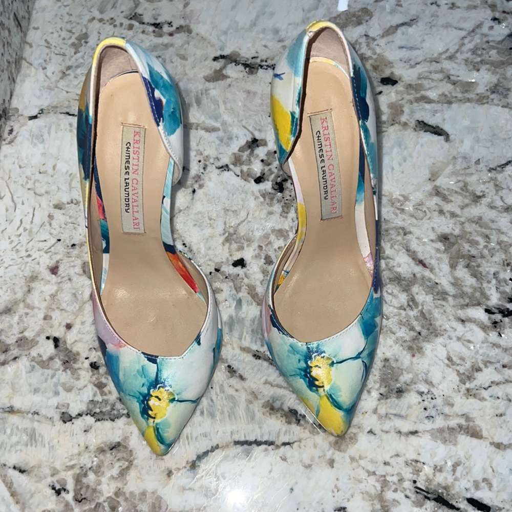 Kristin Cavallari x Chinese Laundry multicolor size 7 4inch high heels